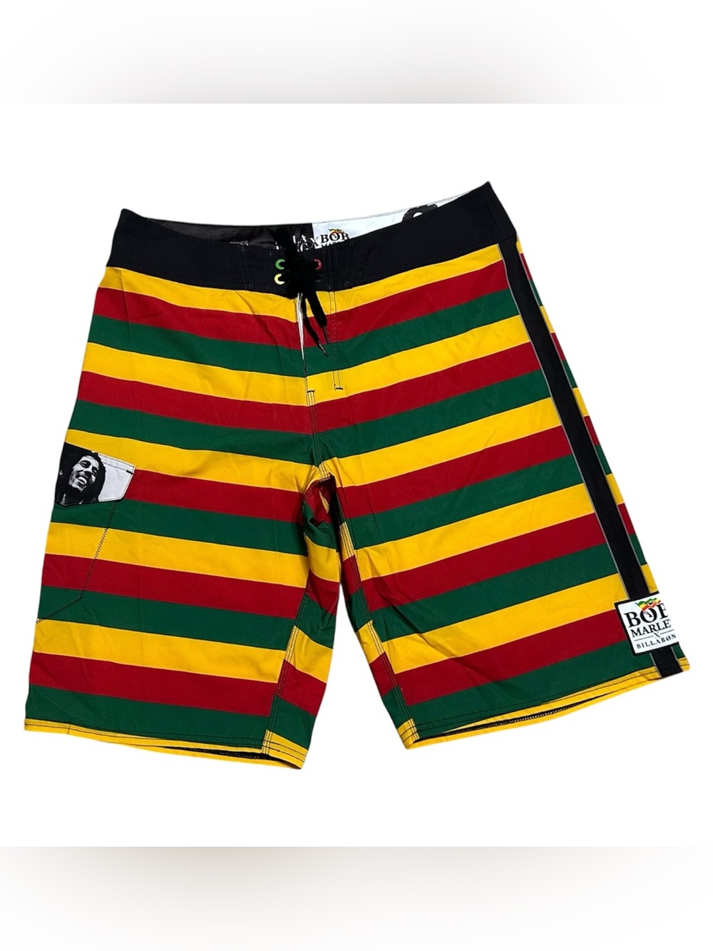 Billabong x Bob Marley Exodus collaboration board shorts size 34